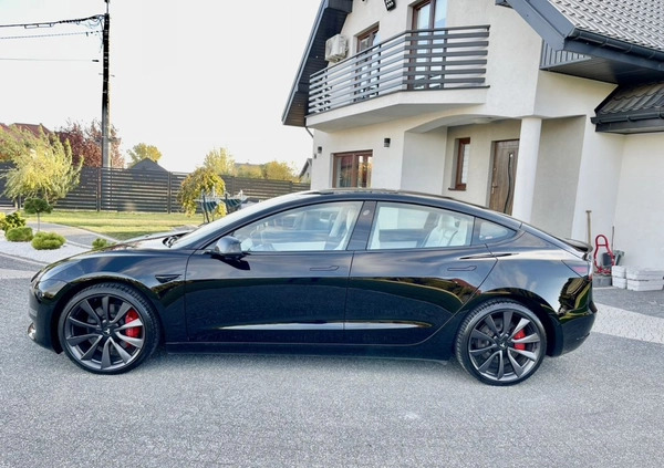 Tesla Model 3 cena 144894 przebieg: 65000, rok produkcji 2020 z Płock małe 301
